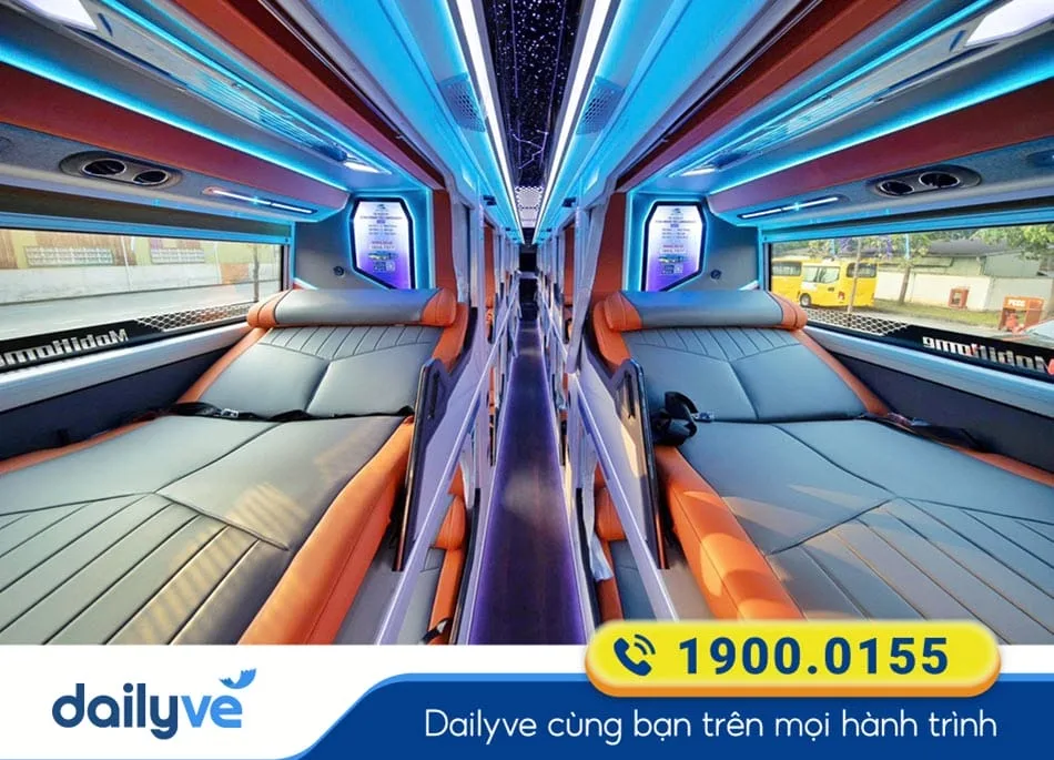 Dòng xe Limousine sang trọng của xe khách Bình Minh Tải Limousine