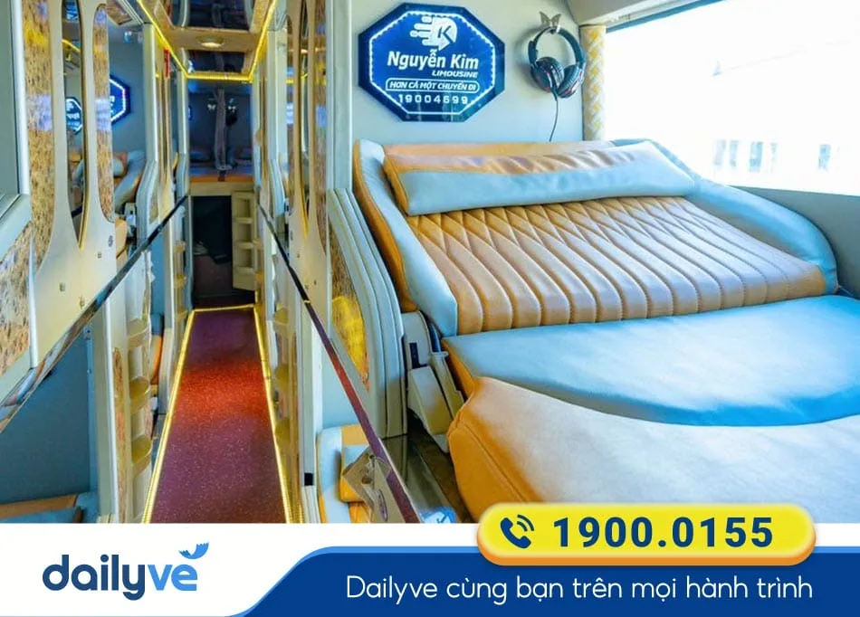 Dòng xe Limousine sang trọng của xe khách Nguyễn Kim Limousine