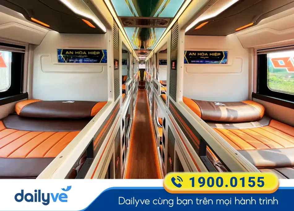 Dòng xe Limousine tiện nghi của xe khách An Hòa Hiệp