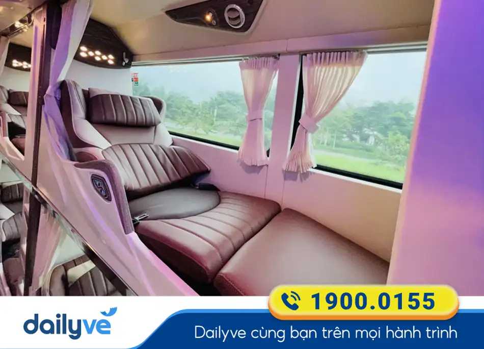 Không gian rộng rãi xe Limousine 34 phòng của xe An Phú Buslines
