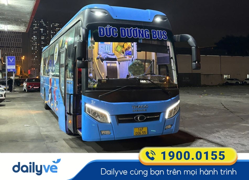 Nhà xe Đức Dương Bus tuyến xe chất lượng cao