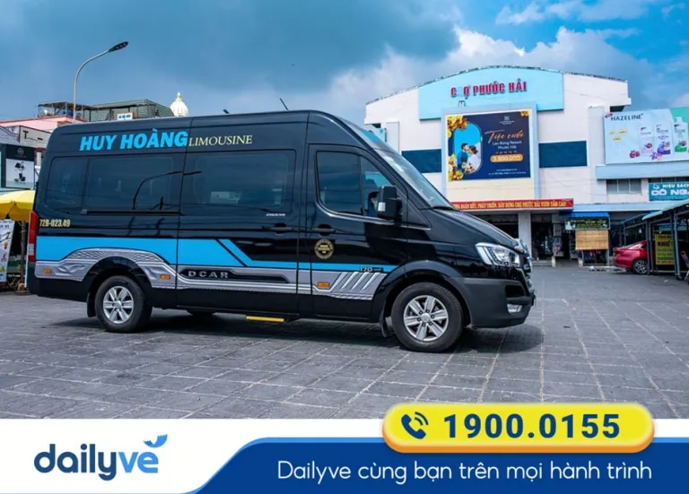Nhà xe Huy Hoàng Limousine dịch vụ chất lượng cao