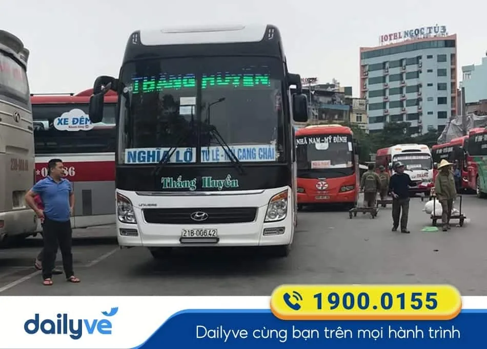 Nhà xe Thắng Huyền tuyến xe Hà Nội đi Yên Bái giá tốt