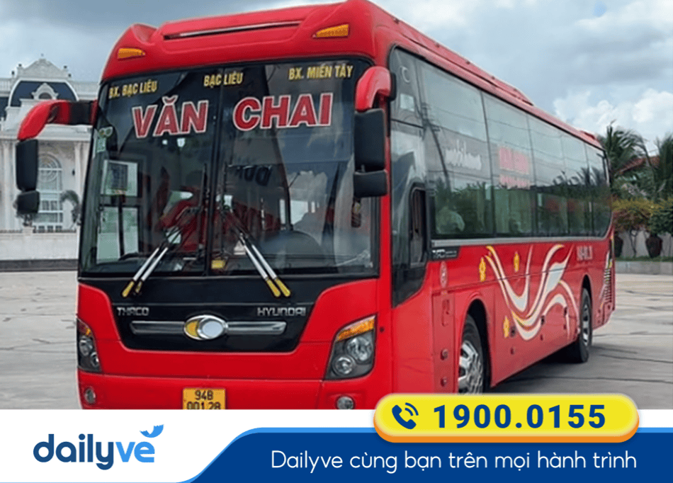 Nhà xe Văn Chai tuyến xe Sài Gòn đi Bạc Liêu uy tín nhất