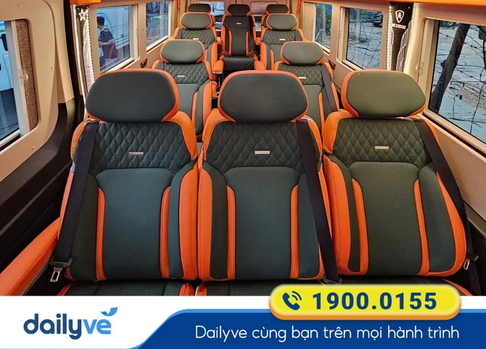 Nội thất xe ghế Limousine của xe khách Duy Khánh Limousine
