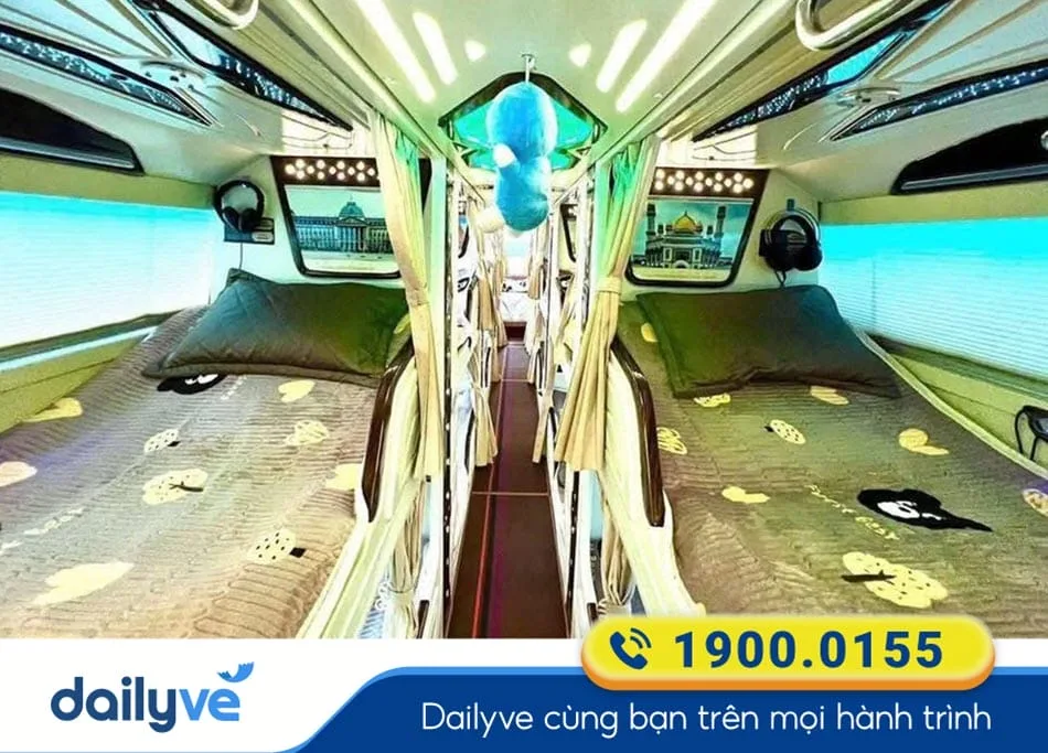 Tiện nghi hiện đại xe Limousine 22 phòng của nhà xe Minh Châu Limousine