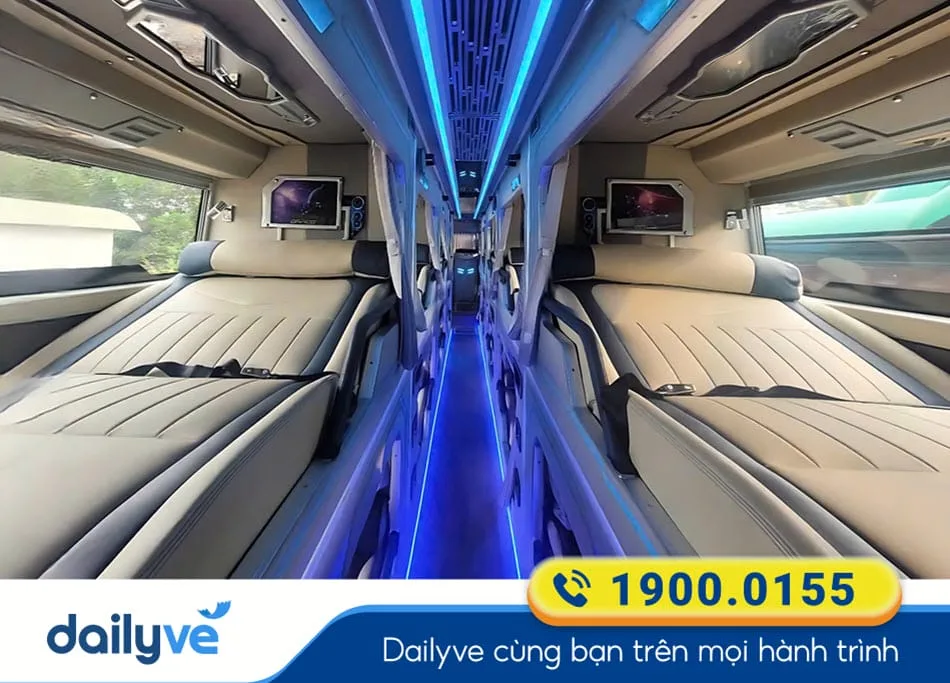 Dòng xe Limousine 22 phòng hiện đại của nhà xe Nam Hải Limousine