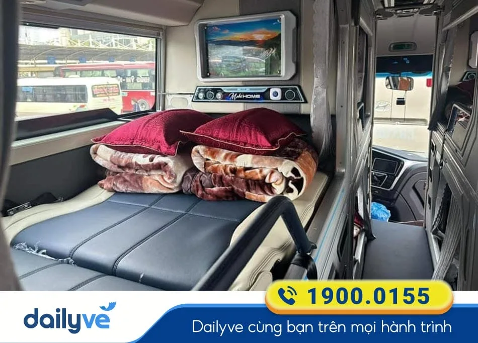 Dòng xe Limousine 24 phòng rộng thoáng của nhà xe Tân Việt Anh
