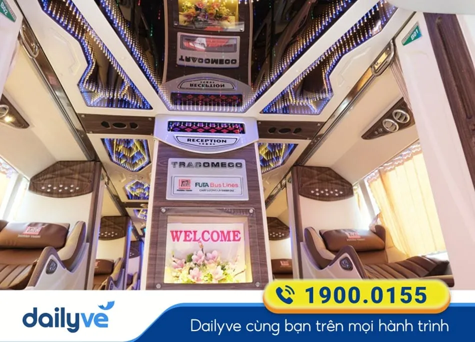 Dòng xe Limousine 34 phòng tiện nghi của xe Phương Trang