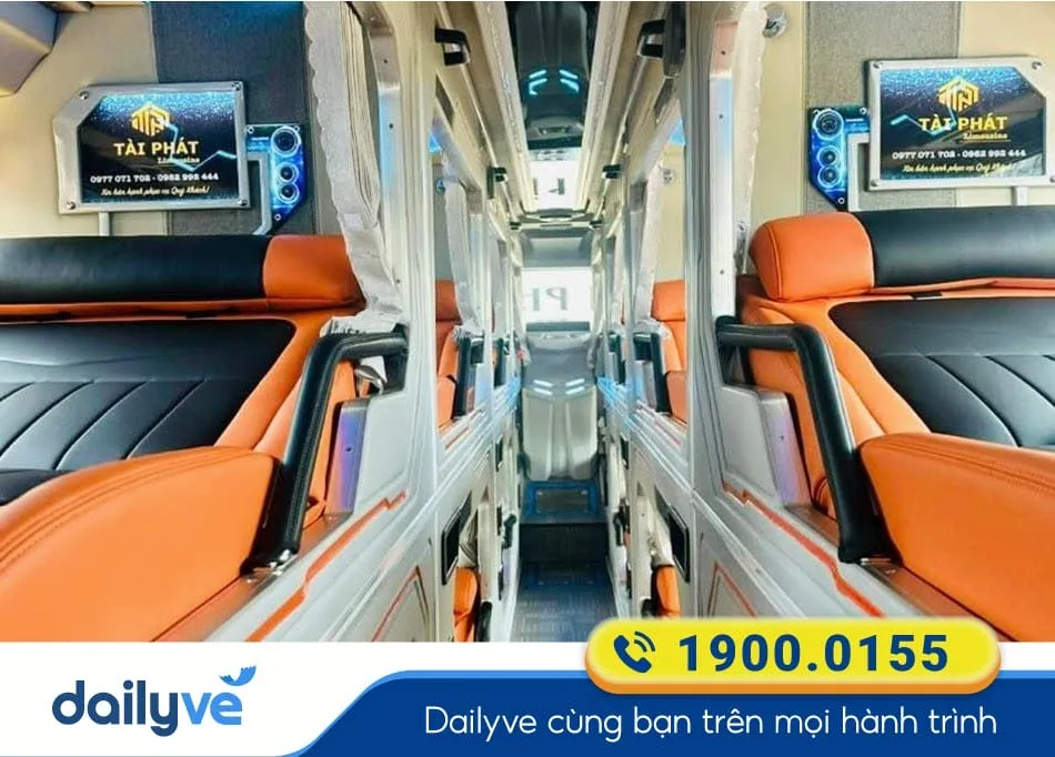 Dòng xe Limousine sang trọng của xe khách Tài Phát Limousine