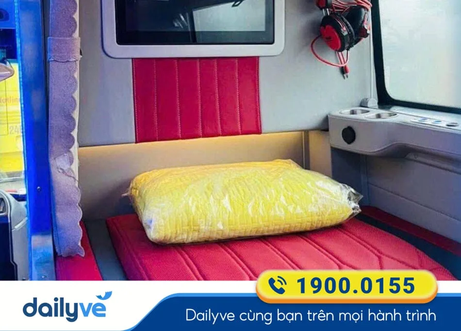 Không gian xe Limosuine sang trọng của xe khách Sao Nghệ Limousine