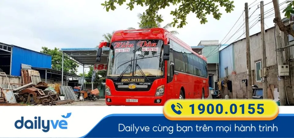 Nhà xe Hiền Vân chuyên phục vụ hành khách trên tuyến Cà Mau đi Kiên Giang