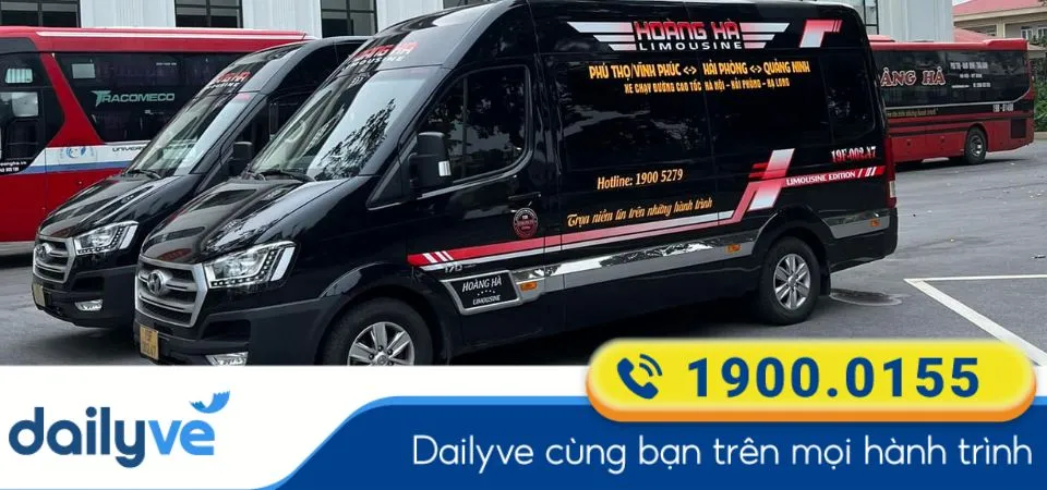 Nhà xe Hoàng Hà Limousine chuyên phục vụ hành khách trên tuyến Quảng Ninh đi Phú Thọ