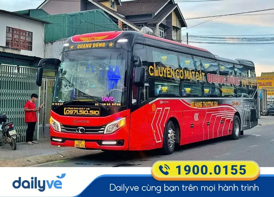 Nhà xe Quang Dũng Vip Limousine chất lượng cao