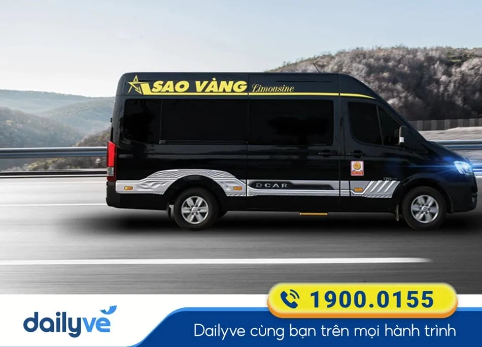 Nhà xe Sao Vàng Long Hải tuyến xe chất lượng cao