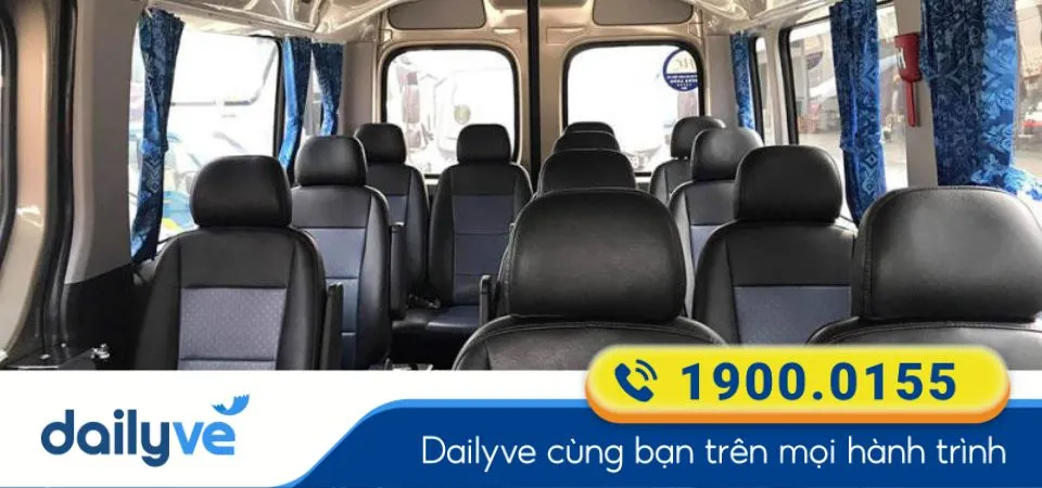 Dòng xe ghế ngồi 16 chỗ của nhà xe Anh Đức (Lạng Sơn)