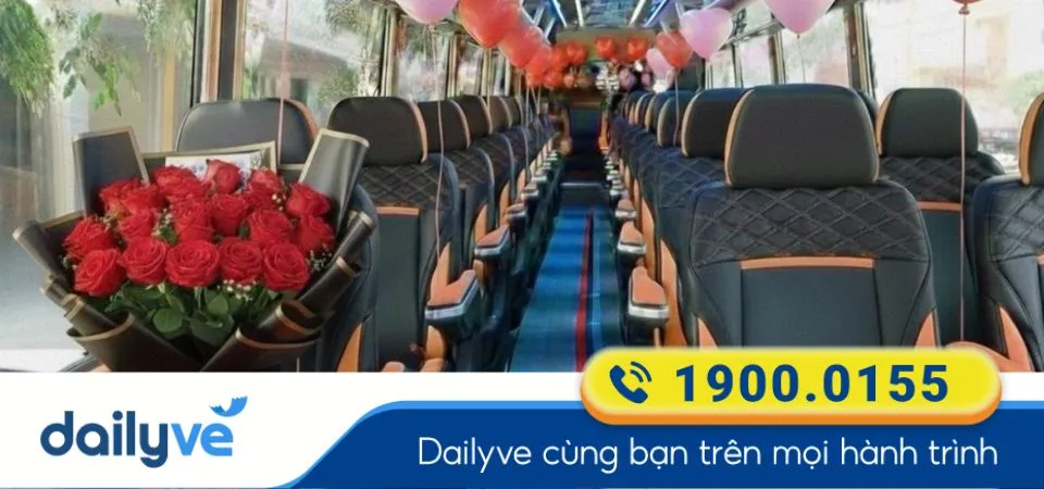 Dòng xe ghế 29 chỗ của nhà xe Bình An Limousine