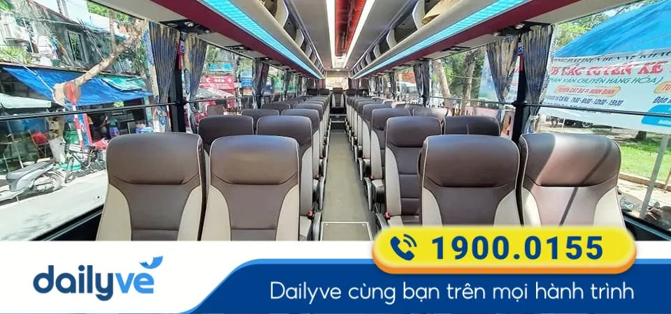 Dòng xe ghế ngồi 29 chỗ của nhà xe Cat Ba Discovery