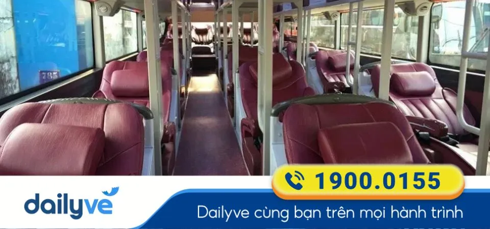 Dòng xe giường nằm 43 chỗ của nhà xe Cường Cày (Hà Tĩnh)