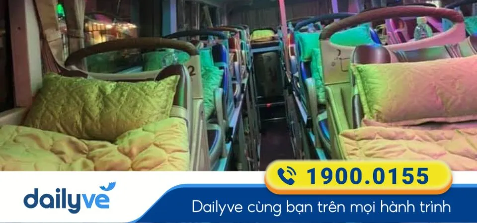 Dòng xe giường nằm 40 chỗ của nhà xe Gia Phúc - Cam Ranh
