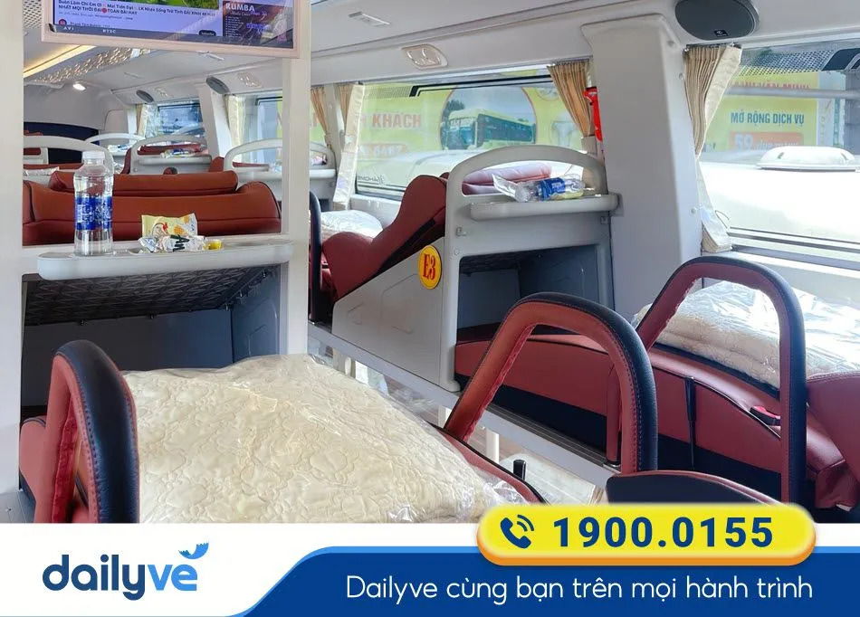 Xe giường Limousine 20 phòng hiện đại của nhà xe Văn Minh
