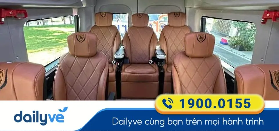 Dòng xe Limousine 9 chỗ của nhà xe GoroTrip Limousine VIP