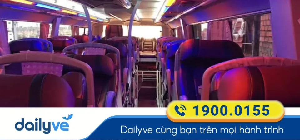 Dòng xe giường nằm 40 chỗ của nhà xe Hiền Vân