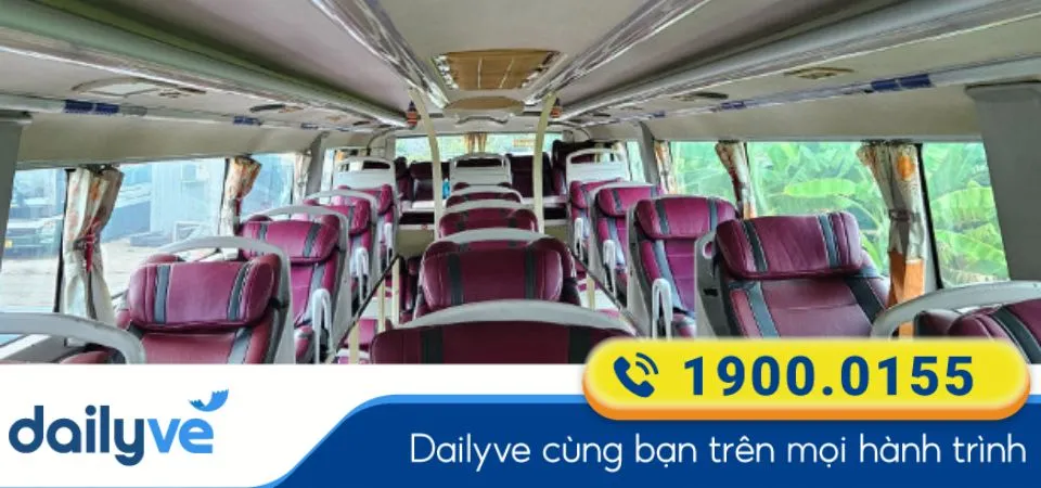 Dòng xe giường nằm 44 chỗ của nhà xe Hoa Châu