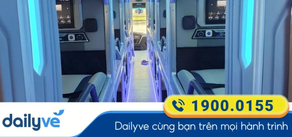 Dòng xe Limousine giường phòng 22 chỗ của nhà xe Hoa Nho Limousine