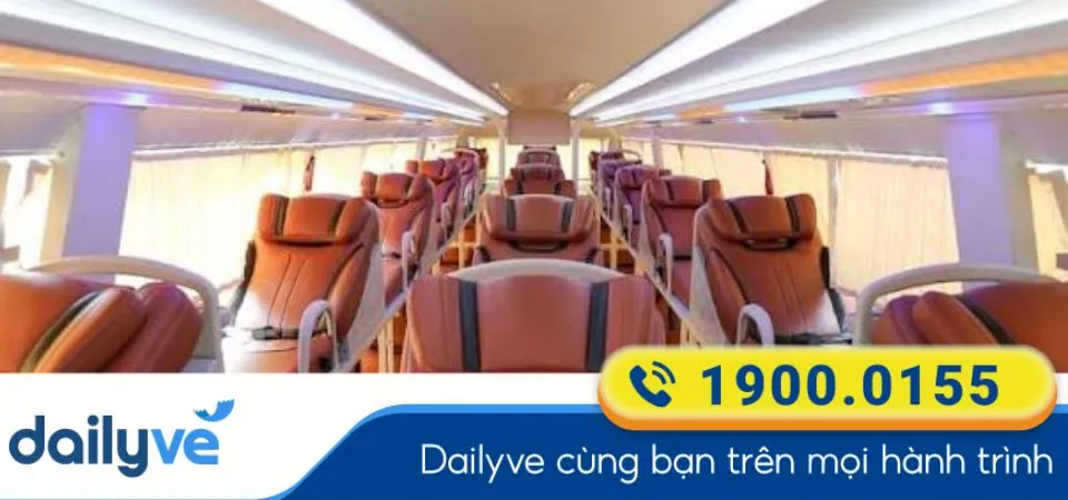 Dòng xe giường nằm 40 chỗ của nhà xe Hoàng Hà (Phú Thọ)