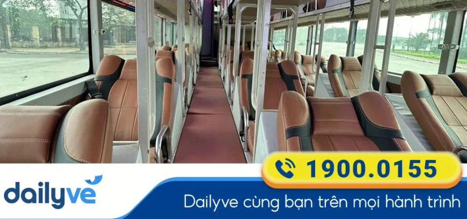 Dòng xe giường nằm 40 chỗ của nhà xe Hoàng Long (Bắc - Trung - Nam)