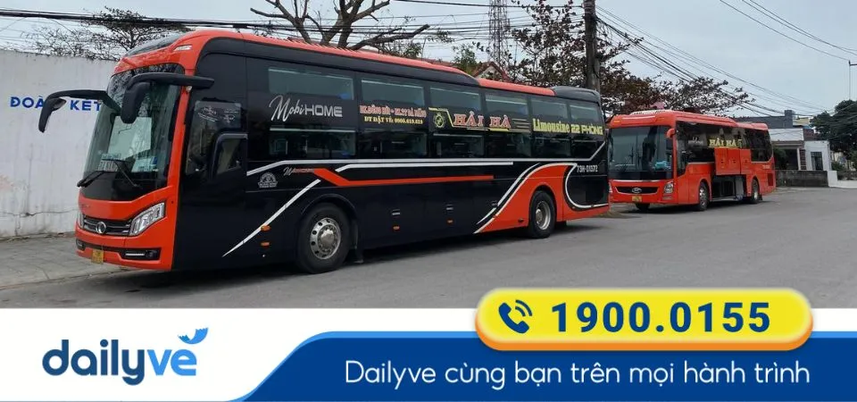 Nhà xe Hải Hà Limousine chuyên phục vụ hành khách trên tuyến Đà Nẵng đi Quảng Bình