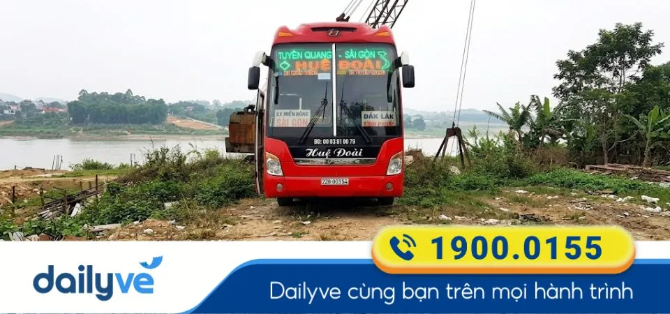 Nhà xe Huệ Đoài chuyên phục vụ hành khách trên tuyến xe Hồ Chí Minh đi Tuyên Quang