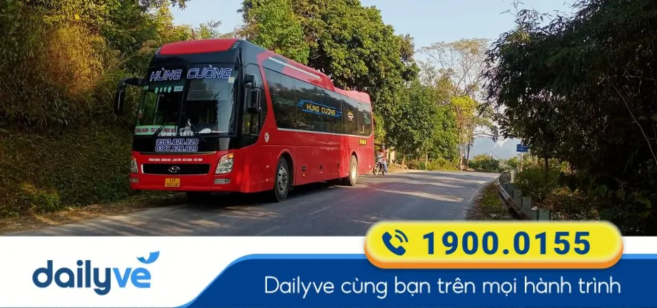 Nhà xe Hùng Cường (Cao Bằng) chuyên phục vụ hành khách trên tuyến Bắc Giang đi Cao Bằng