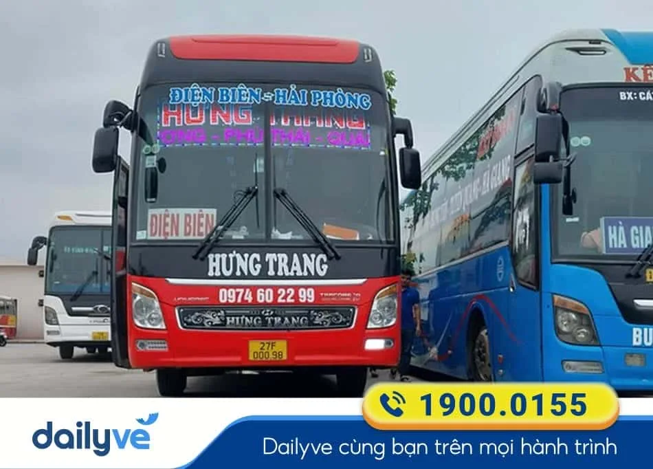 Nhà xe Hưng Trang (Điện Biên) chuyên phục vụ hành khách trên tuyến Hải Phòng đi Điện Biên