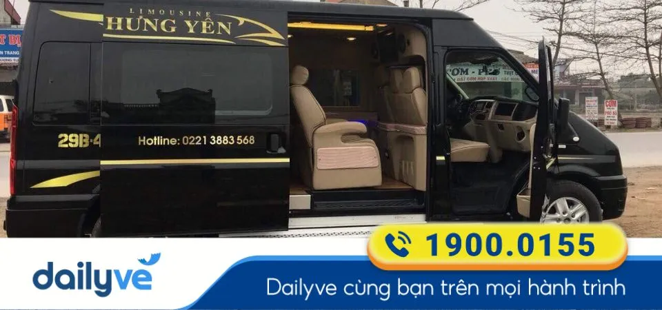 Nhà xe Huy Tín Limousine chuyên phục vụ hành khách trên tuyến Hà Nội đi Hưng Yên