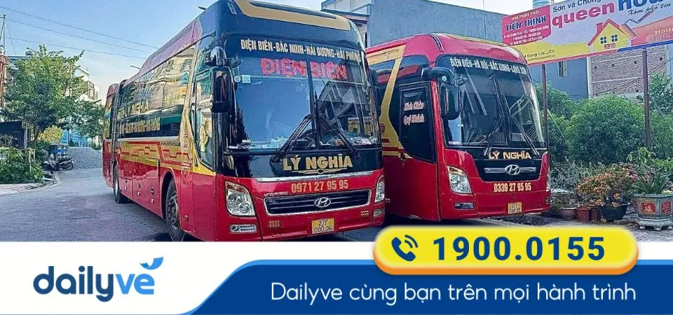 Nhà xe Lý Nghĩa chuyên phục vụ hành khách trên tuyến xe Điện Biên đi Hải Dương
