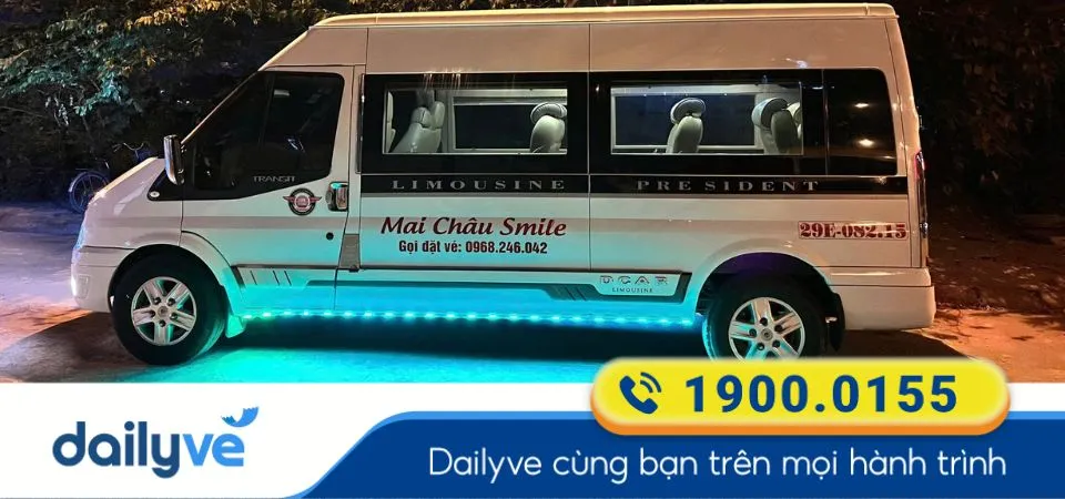 Nhà xe Mai Châu Smile Limousine
