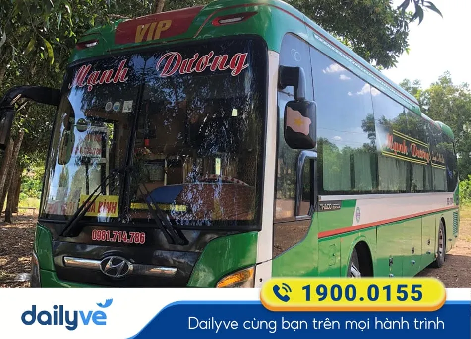 Nhà xe Mạnh Dương chất lượng cao