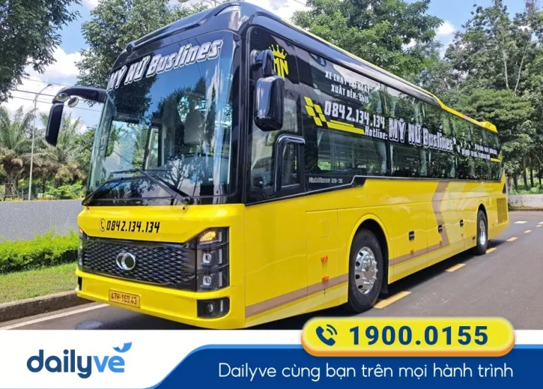 Nhà xe Mỹ Nữ dịch đưa đón khách chu đáo
