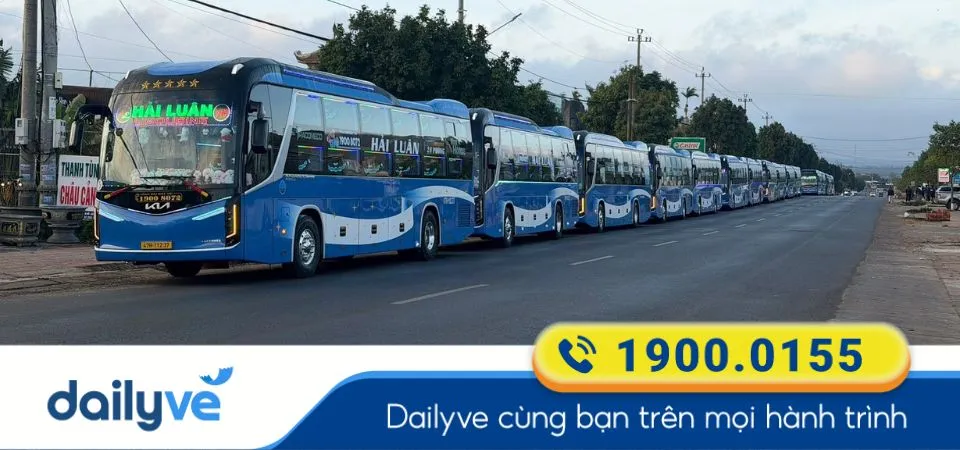 Nhà xe Hải Luân (Thanh Hà) chuyên phục vụ hành khách trên tuyến Hồ Chí Minh đi Đắk Lắk