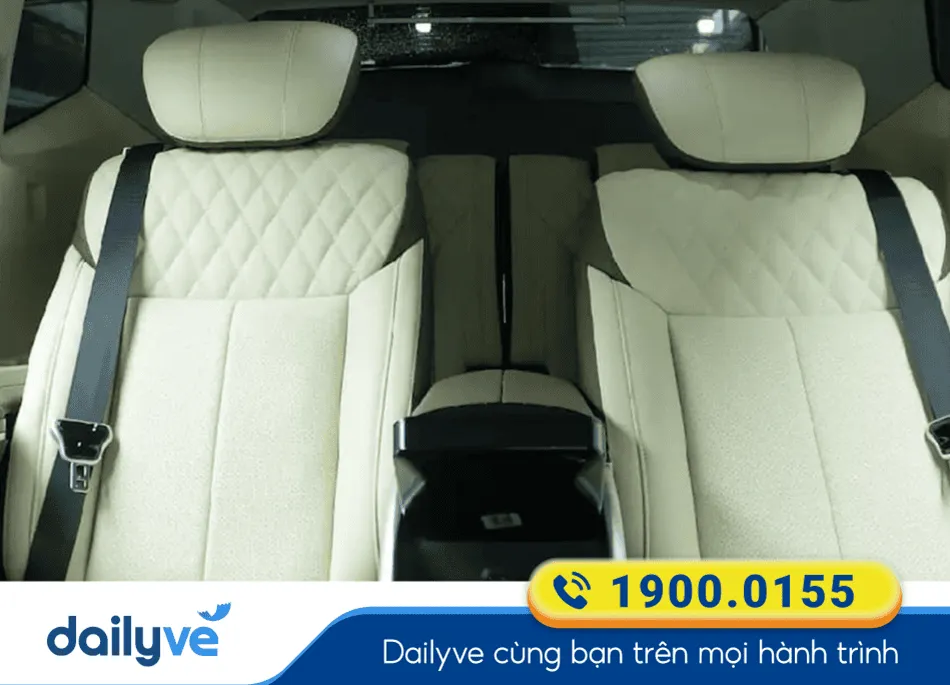 Nội thất sang trọng của xe khách Tam Kỳ
