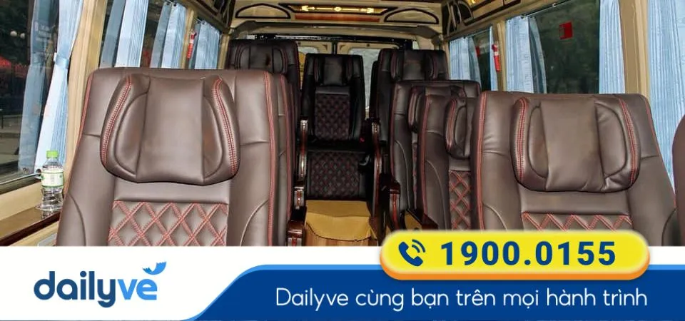 Dòng xe ghế Limousine 13 chỗ của nhà xe Hà Giang Epic Limousine