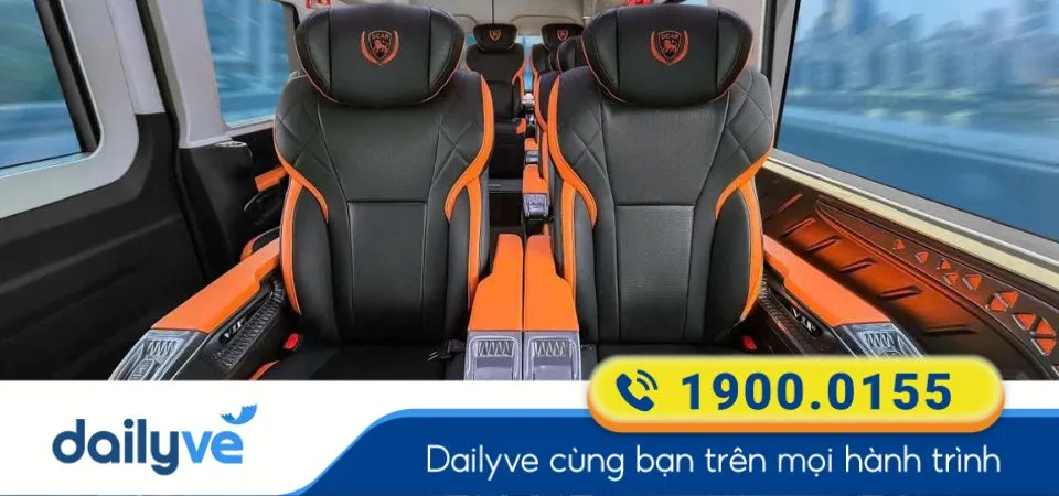 Dòng xe ghế Limousine 9 chỗ của nhà xe Hạ Long Travel Limousine
