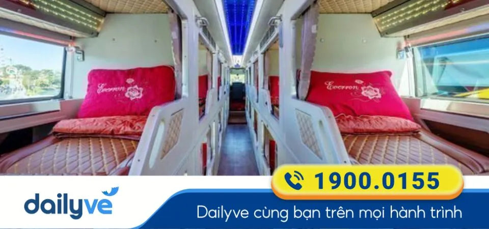 Dòng xe như xe 22 phòng của nhà xe Hải Hùng (Hải Phòng)