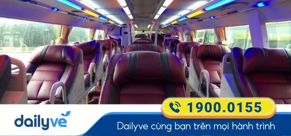 Dòng xe giường nằm 41 chỗ của nhà xe Hoàng Vũ