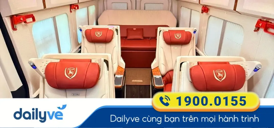 Dòng xe Limousine 9 chỗ của nhà xe Huệ Nghĩa Limousine