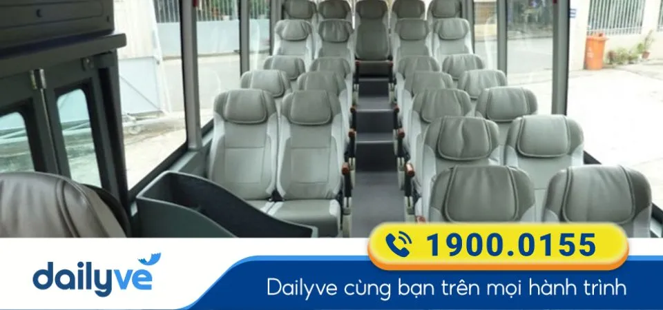Dòng xe ghế ngồi 28 chỗ của nhà xe Hùng Nhung