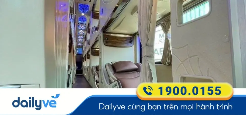 Dòng xe cabin 22 phòng của nhà xe Kết Đoàn Travel (Hải Phòng)