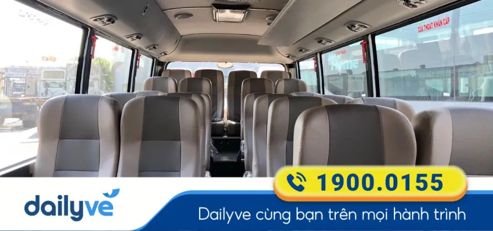 Dòng xe ghế ngồi 29 chỗ của nhà xe Khang Thái